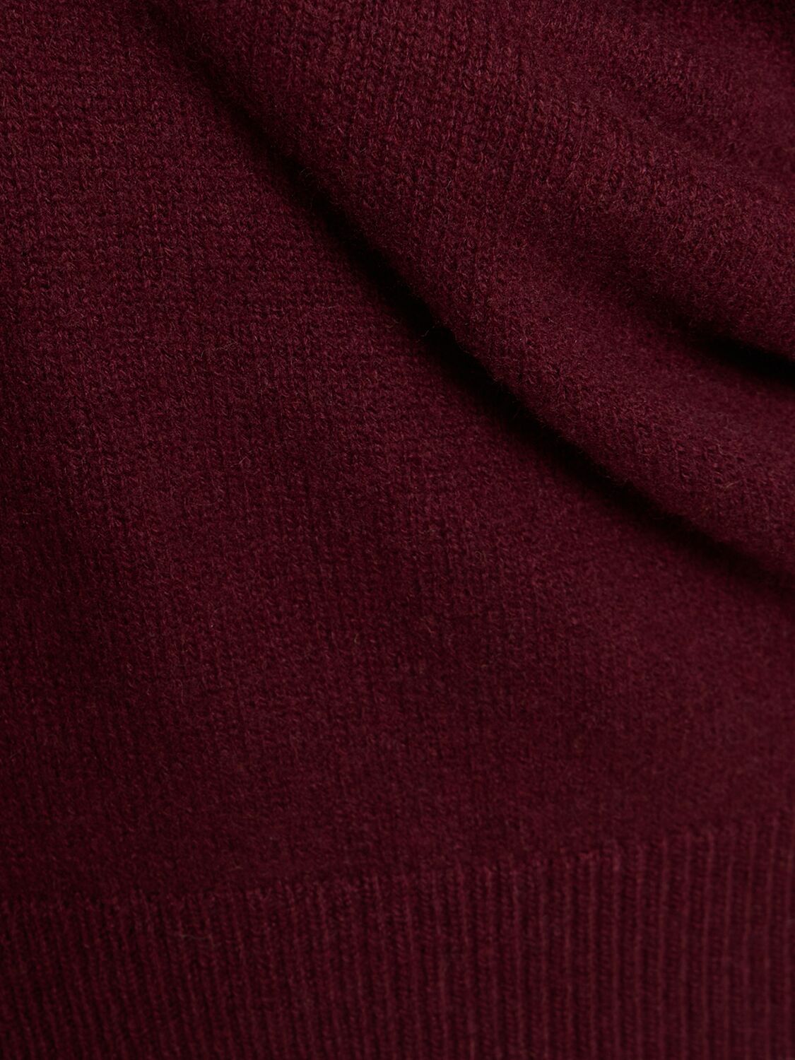 Shop Laneus Knitted Turtleneck Sweater In Bordeaux