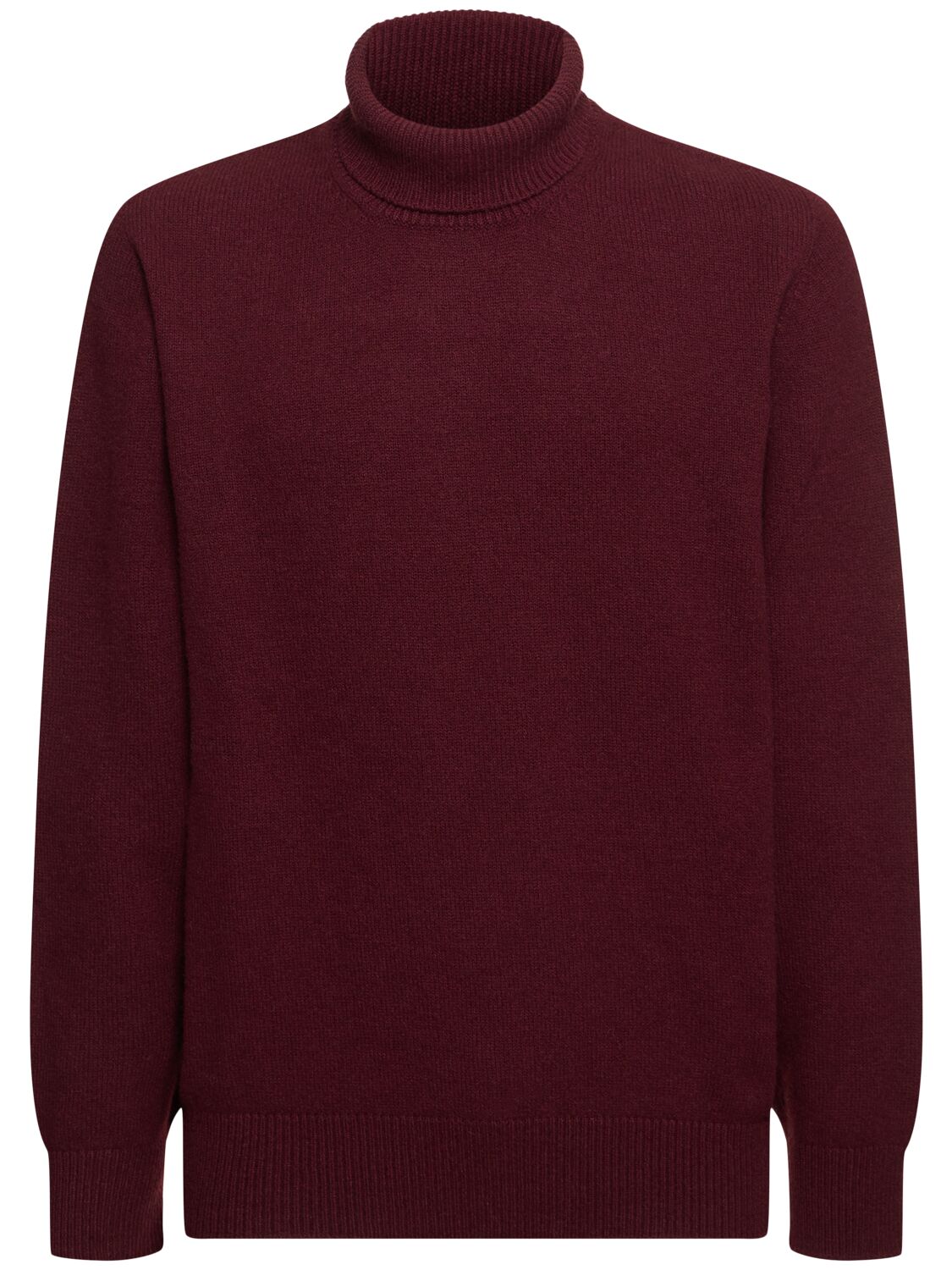 Laneus Knitted Turtleneck Jumper In Brown