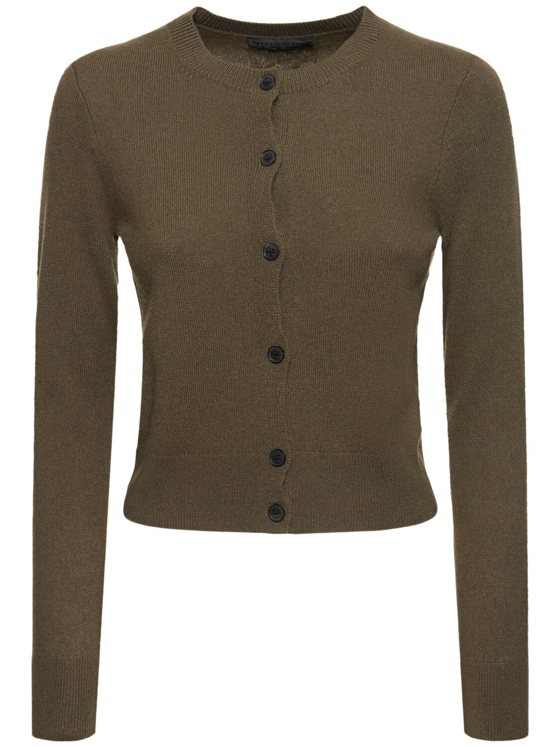 Nili Lotan March Cashmere Cardigan In Green