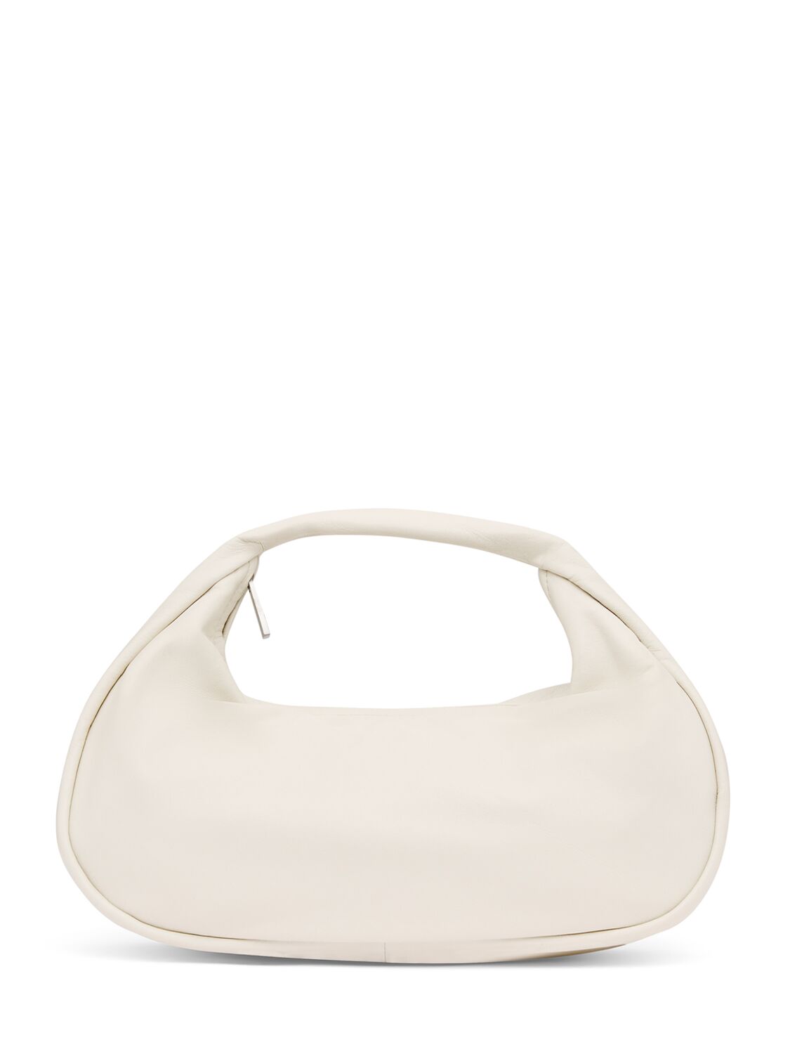 St.agni Soft Bon Bon Leather Top Handle Bag In Tofu