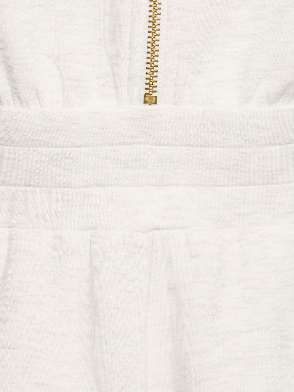 Shop Varley Linvale Zip-up Playsuit In Ivory Marl