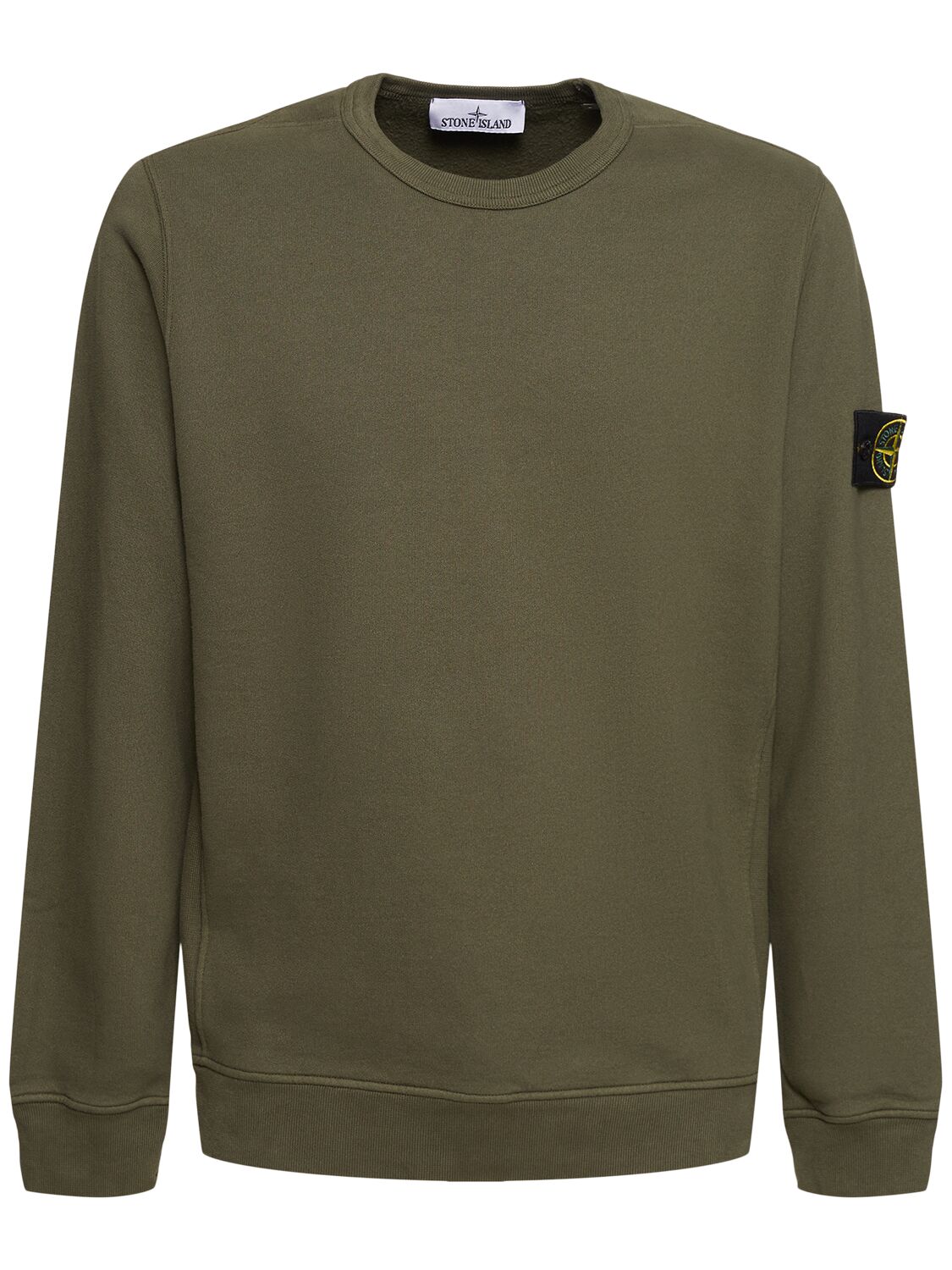 Stone Island Crewneck Sweatshirt In Musk