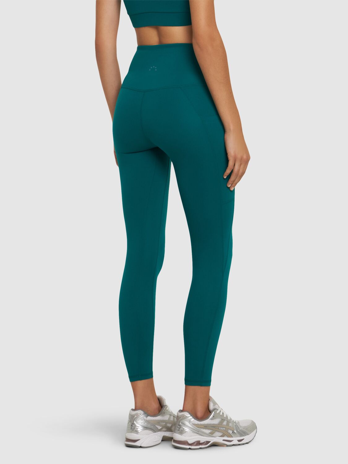 Shop Varley Move Leggings W/ Pocket In Aventurine