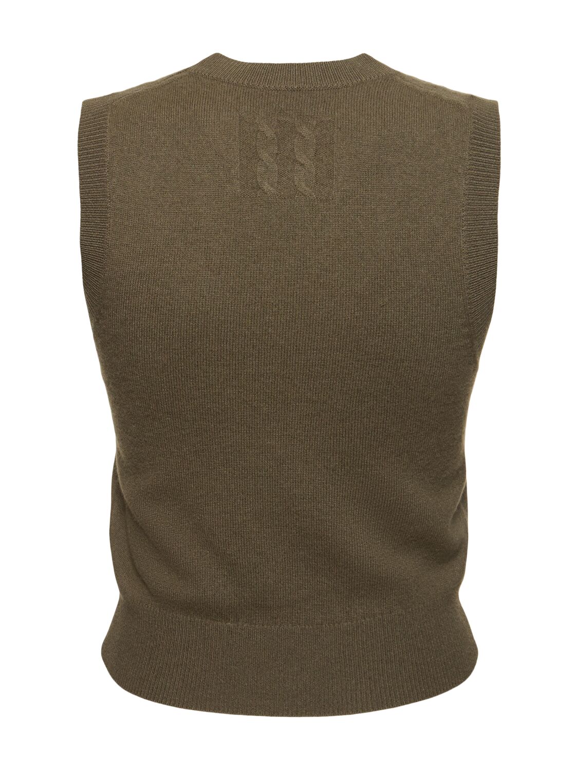 Shop Nili Lotan May Knit Cashmere Vest In Green