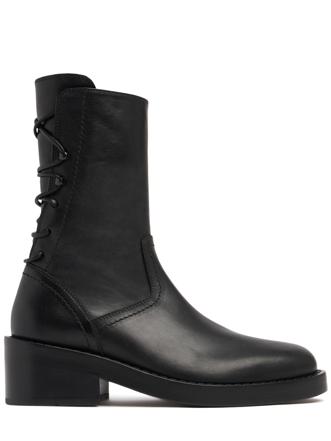 60mm Henrica Leather Ankle Boots