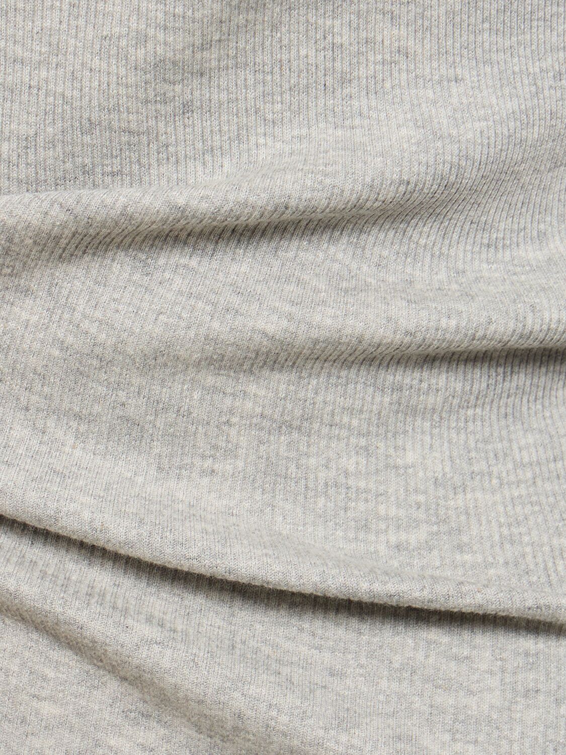 Nili Lotan Jennifer Ribbed Cotton Tank Top In Grey