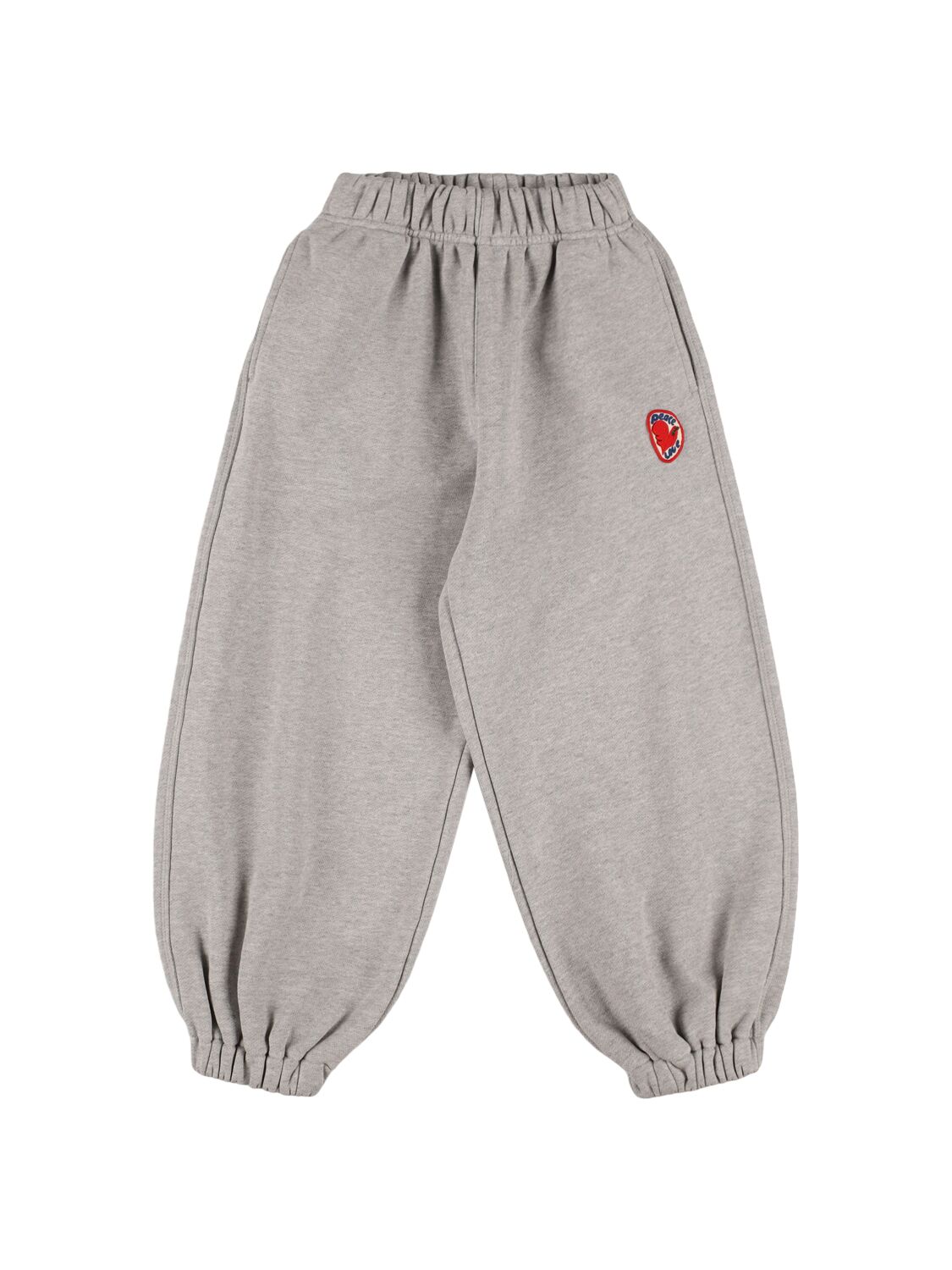 Jellymallow Cotton Sweatpants W/ Logo In Grey