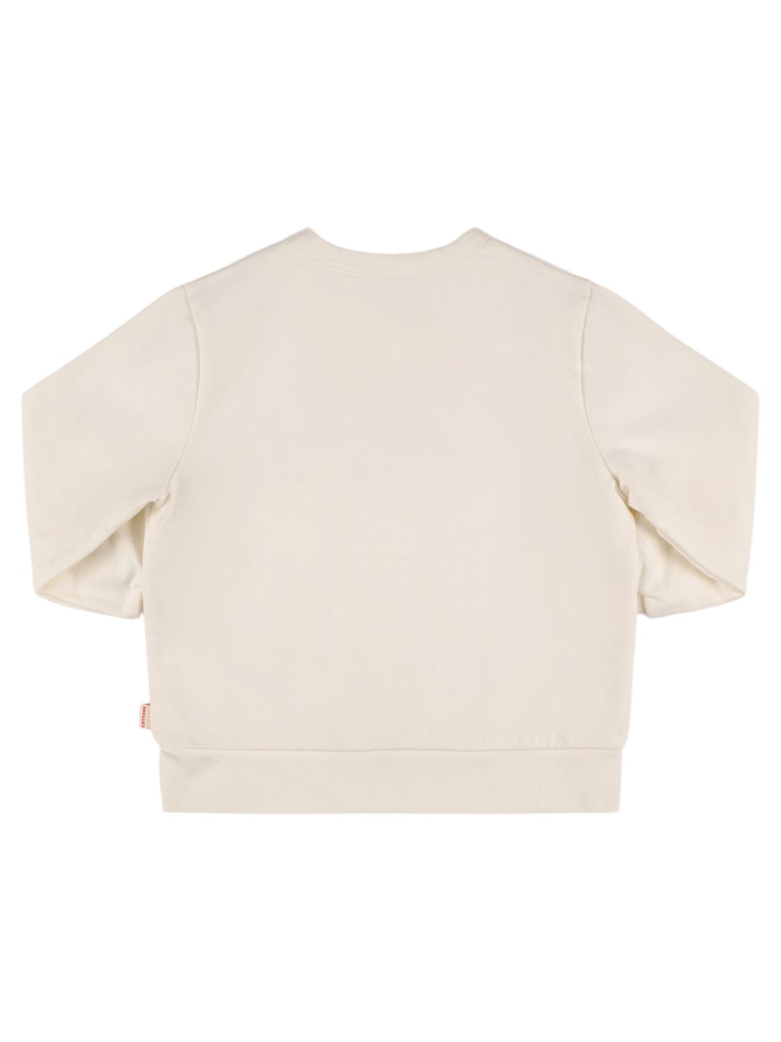 Shop Tiny Cottons Printed Organic Cotton Sweatshirt In White