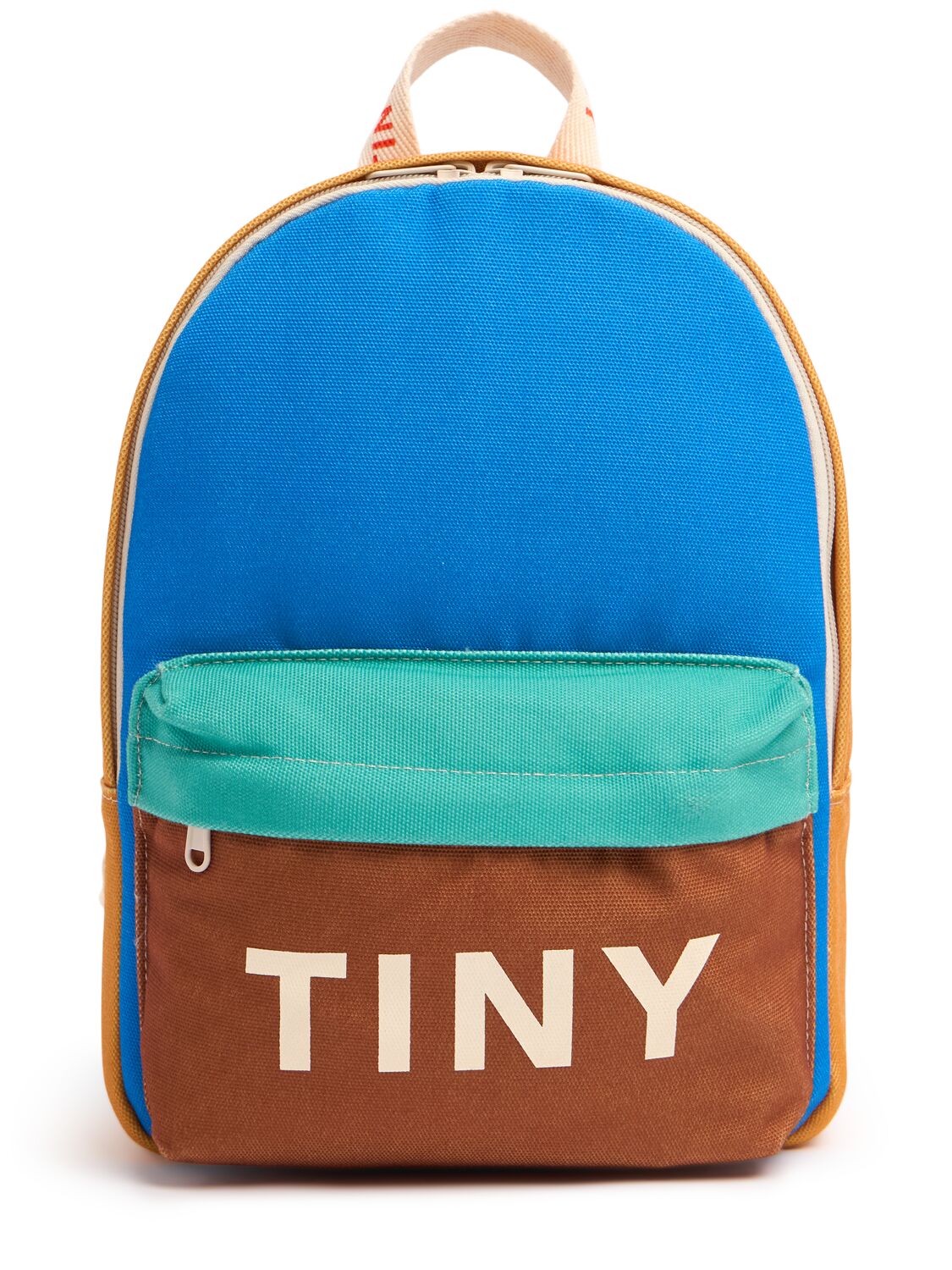 Tiny Cottons Printed Canvas Backpack In Blue