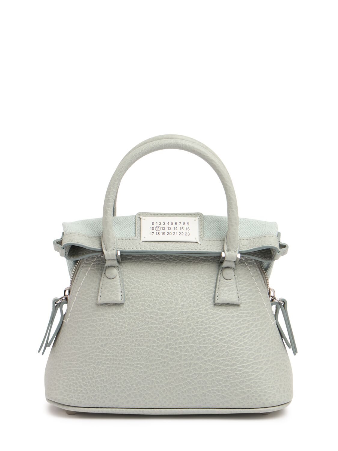 Maison Margiela Micro 5ac Classique Grain Leather Bag In Anisette