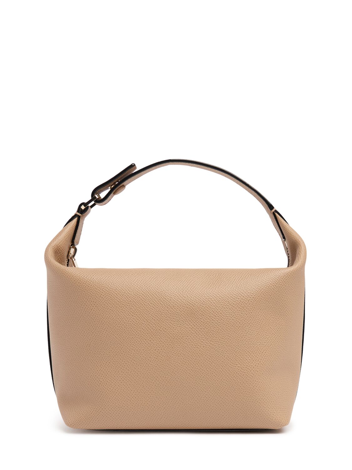 Shop Valextra Mochi Leather Bag In Cachemire