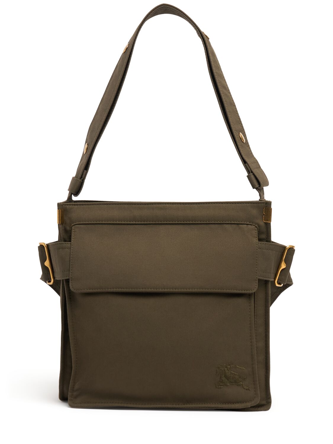 Burberry Trench Small Canvas Tote Bag In Green