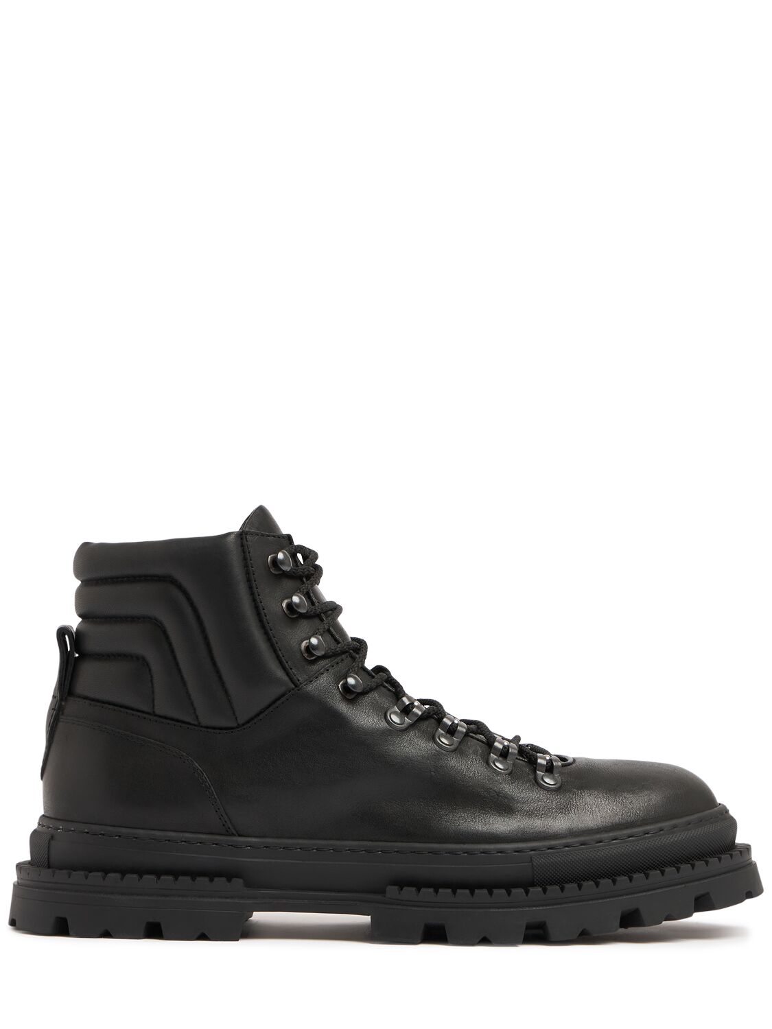 Shop Mattia Capezzani Kurni Leather Boots In Black