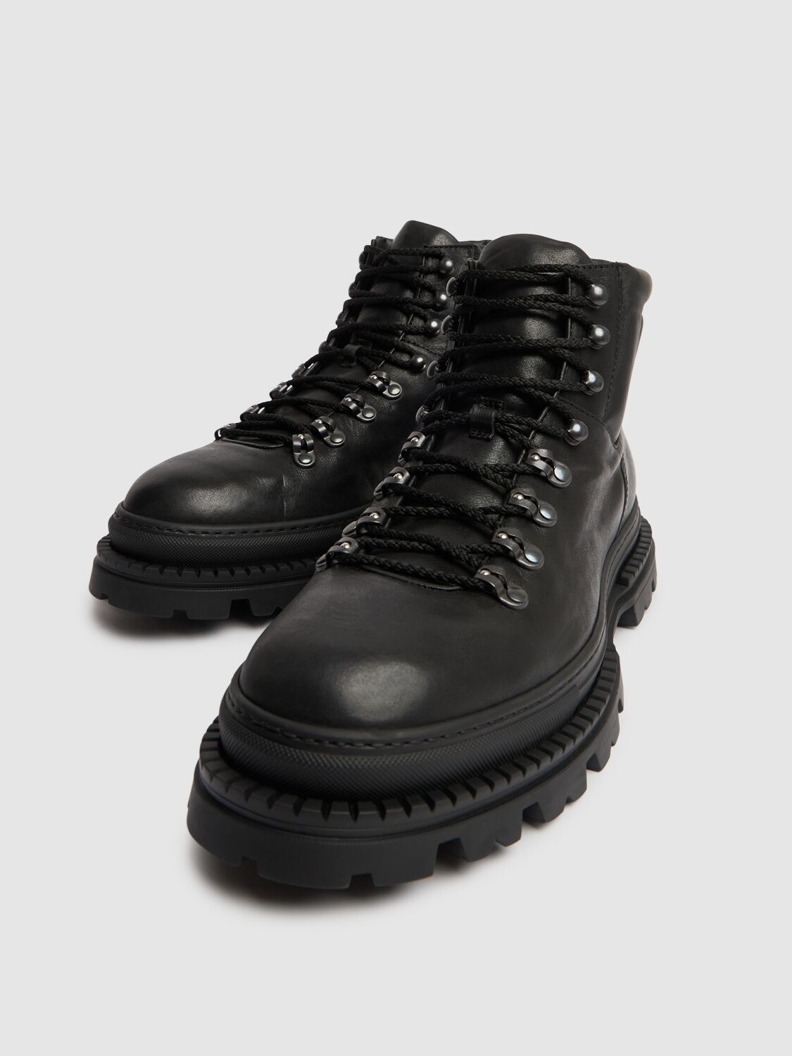 Shop Mattia Capezzani Kurni Leather Boots In Black