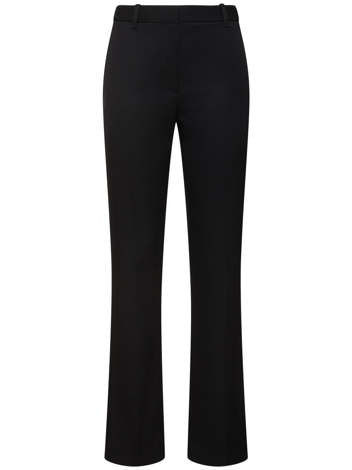 Nili Lotan Anatole Wool Gabardine Straight Pants In Black