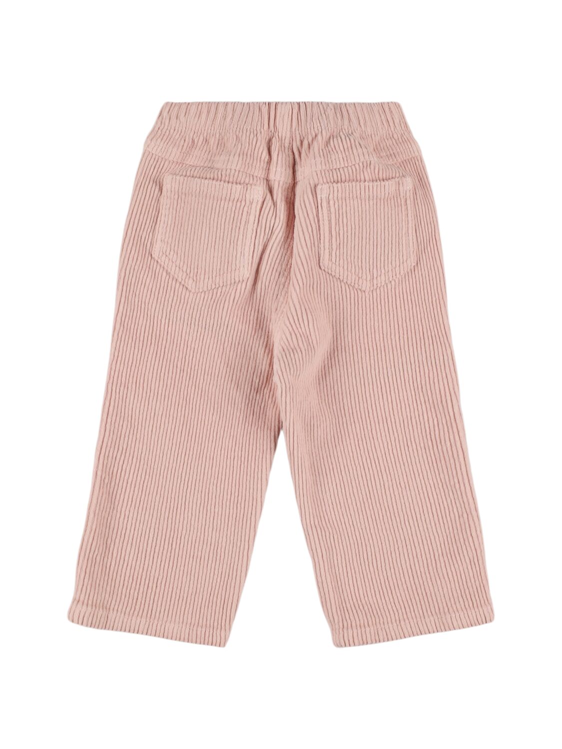 Shop Il Gufo Cotton Blend Corduroy Pants In Pink