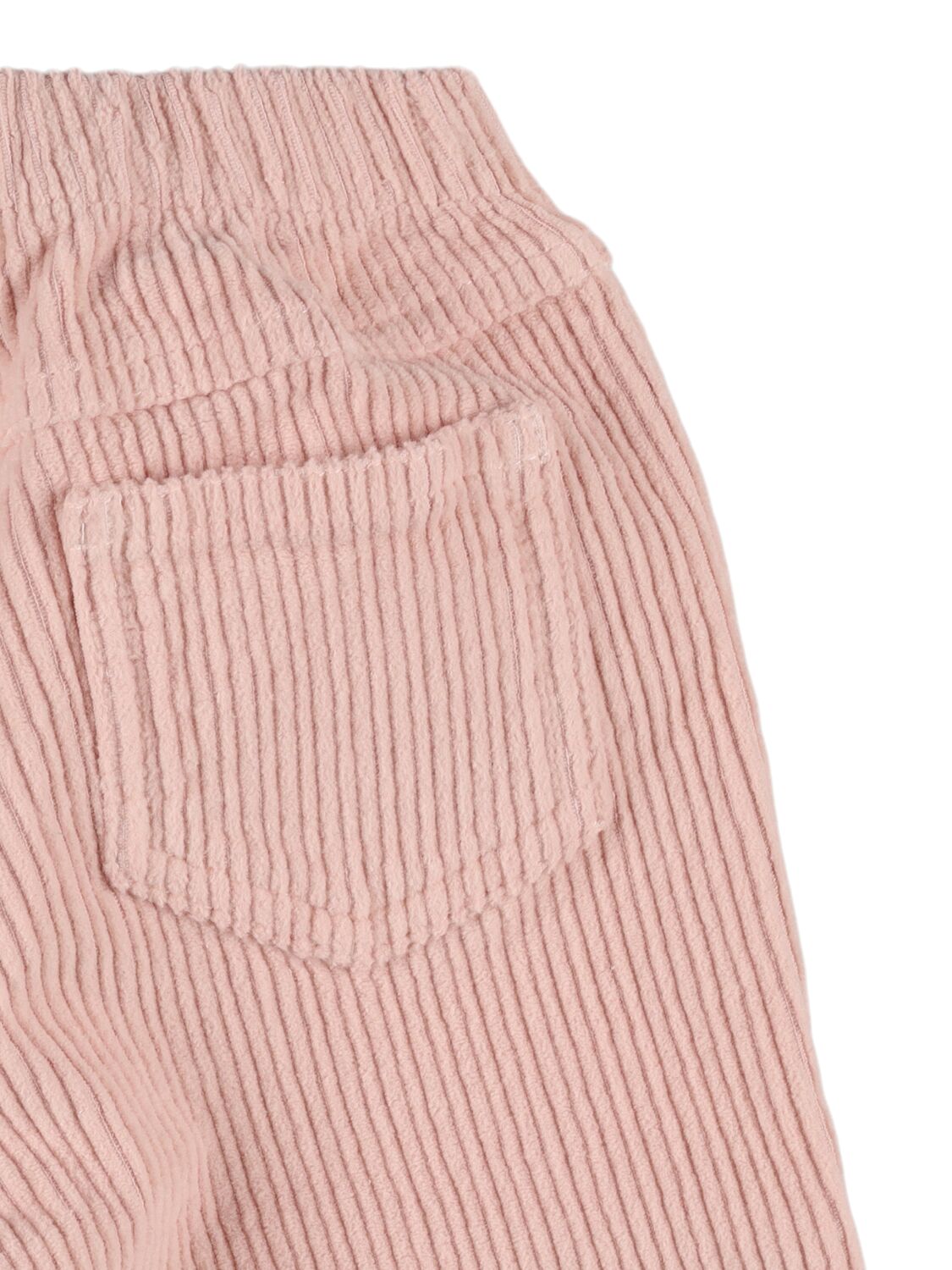 Shop Il Gufo Cotton Blend Corduroy Pants In Pink