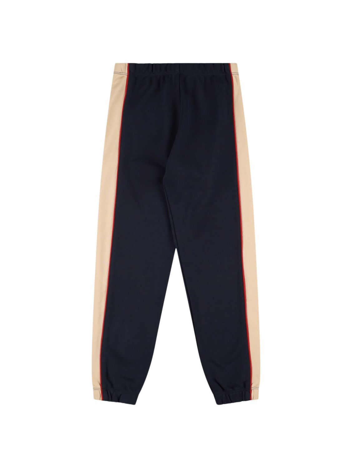 Versace Bicolor Cotton Sweatpants In Blue