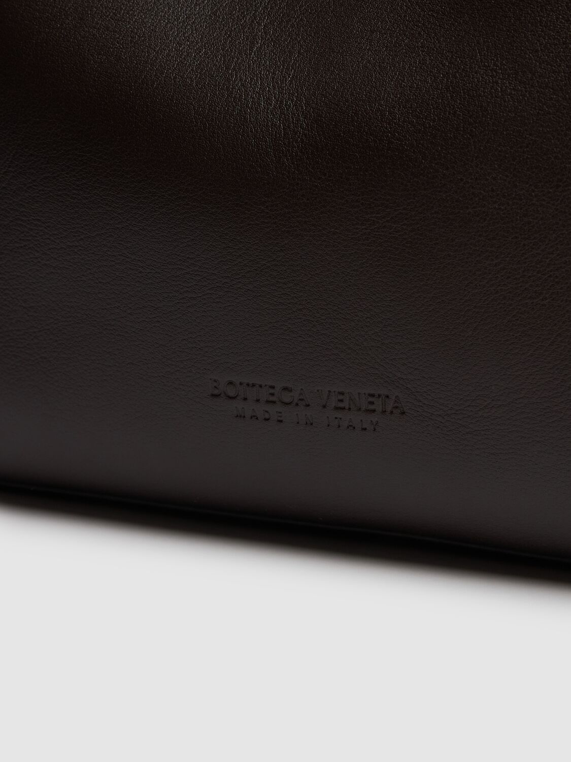 Shop Bottega Veneta Medium Andiamo Leather Top Handle Bag In Fondant