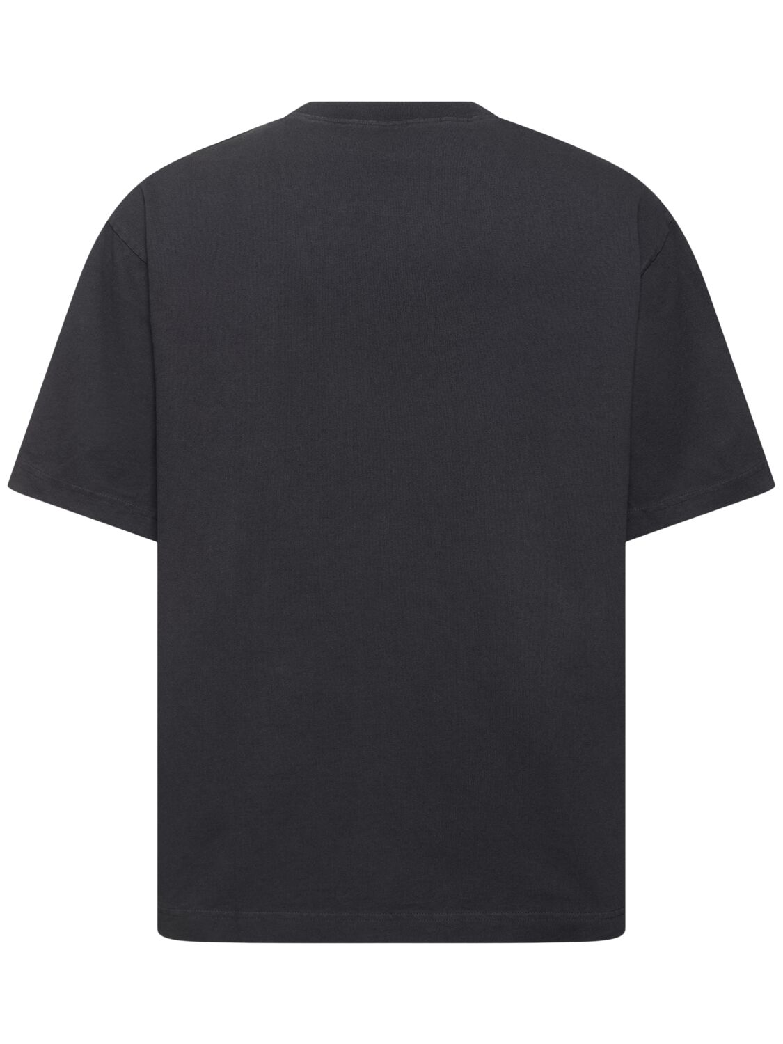 Shop Acne Studios Extorr Logo Cotton T-shirt In Black