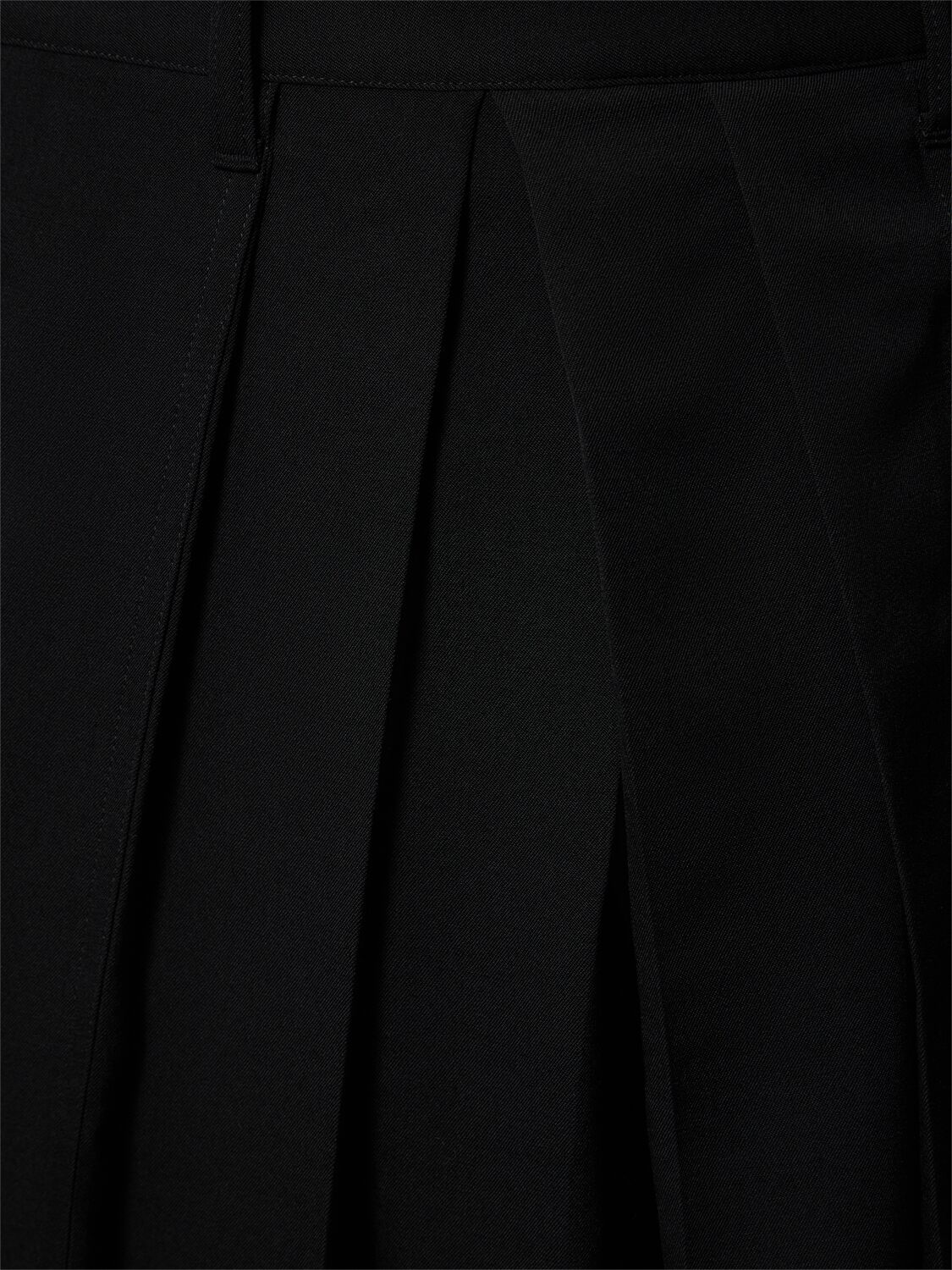 Shop Yohji Yamamoto Hakama Pleated Skirt Pants In Black