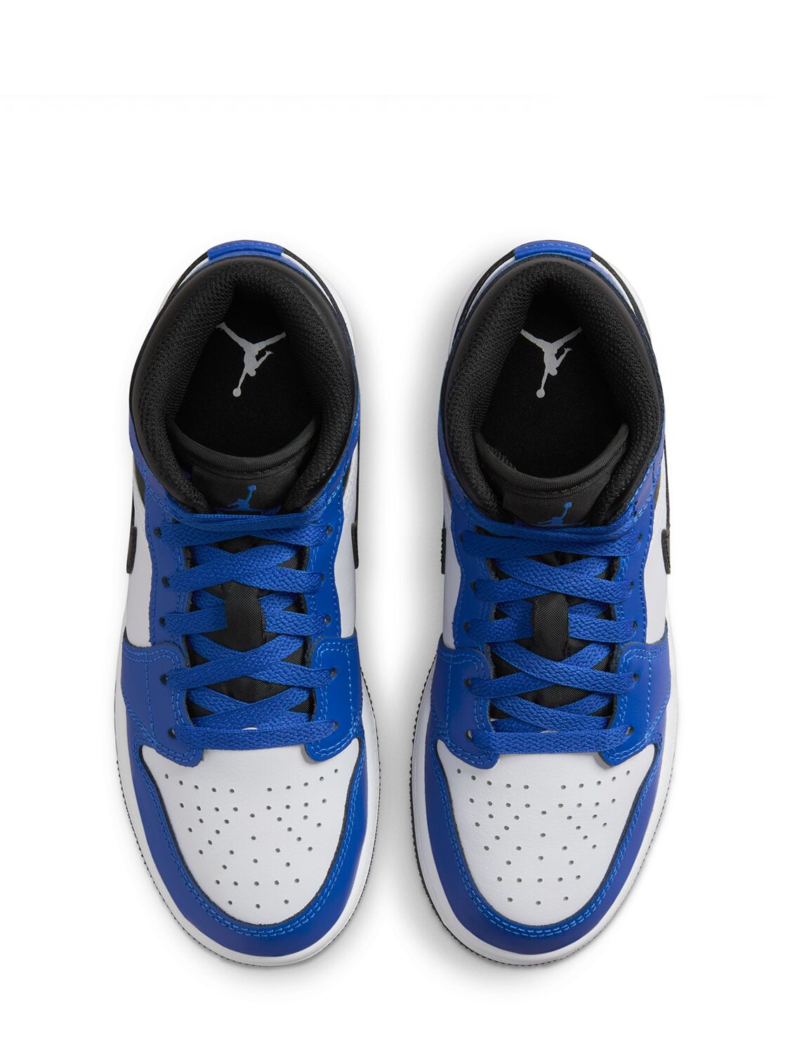 Jordan Air  1 Mid Sneakers In Royal Blue/black