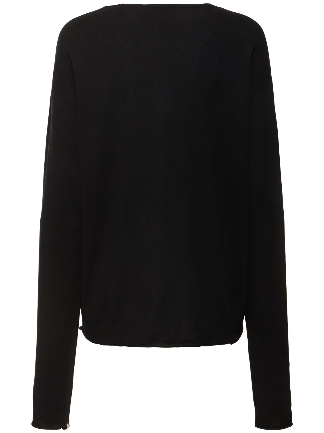 Shop Extreme Cashmere Aries Cotton & Cashmere Sweater In Black