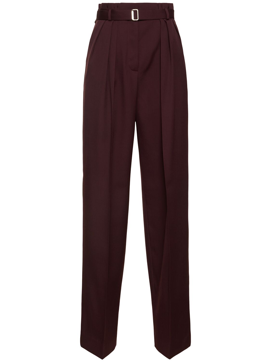 Image of Pleated High Rise Wide Pants