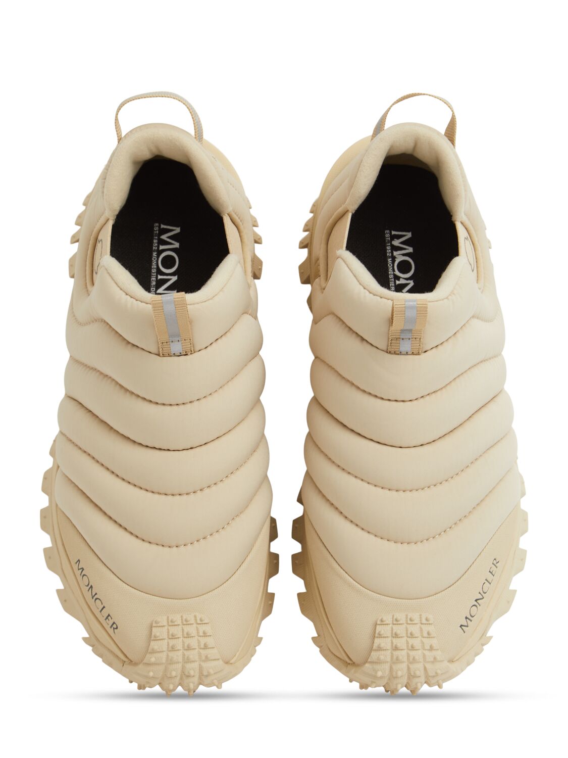 Shop Moncler 40mm Trailgrip Après Ttech Sneakers In Beige