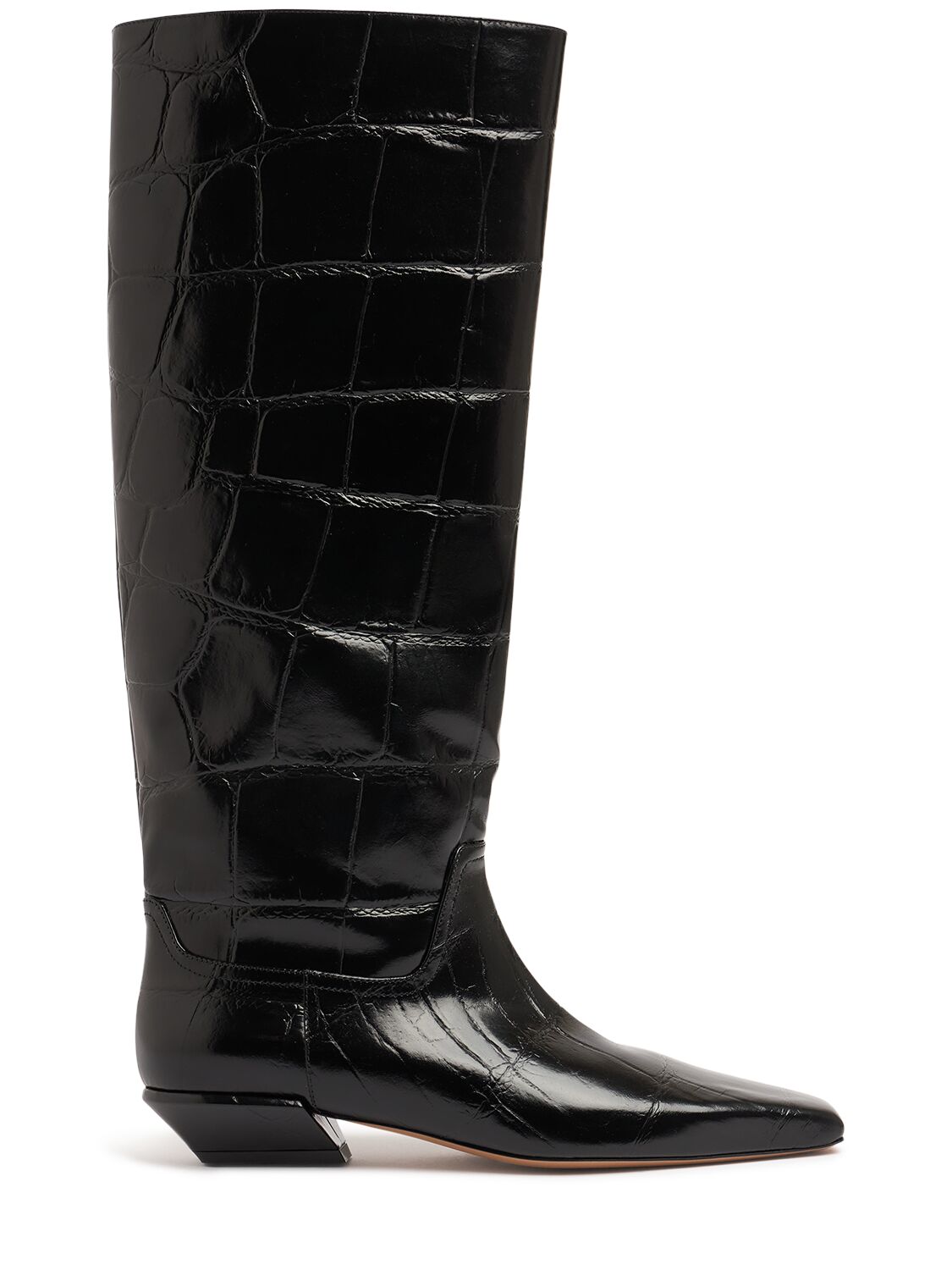 PARIS TEXAS 25mm Bettina Croc Embossed Boots