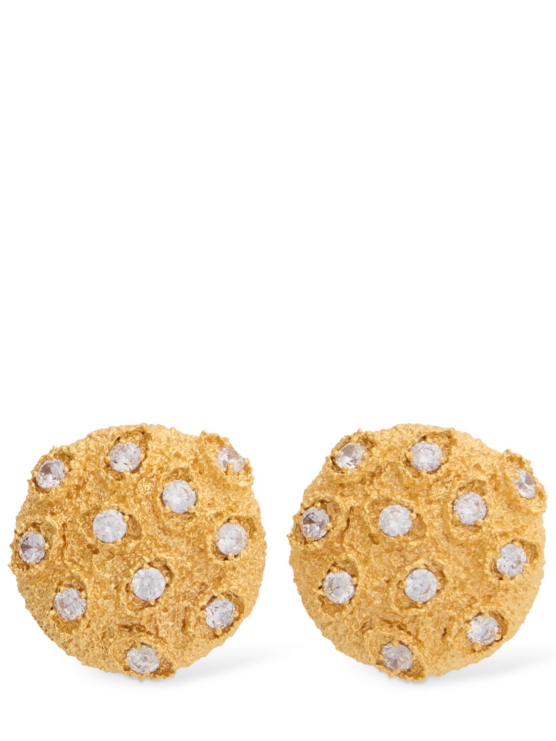 Peracas Capri Stud Earrings In Gold