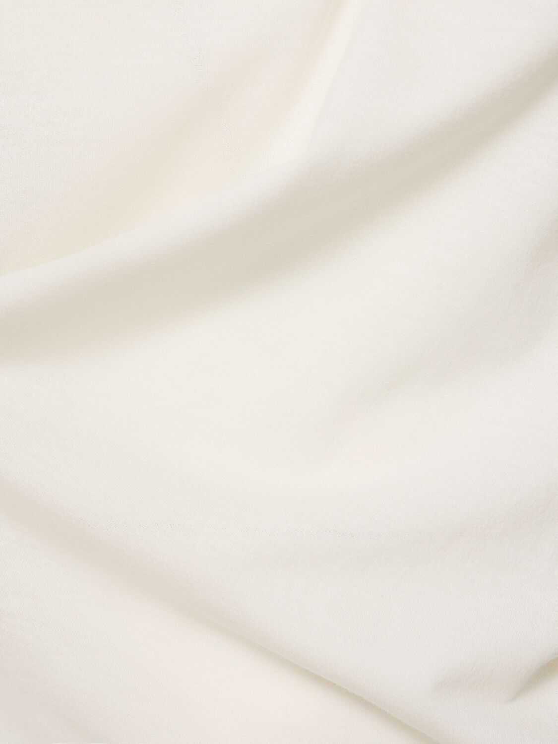 Khaite Devra Cotton Blend Jersey T-shirt In Cream