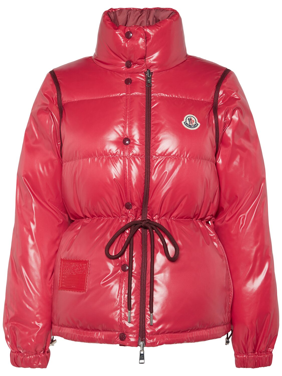 Shop Moncler Re-icons Verone Down Jacket In Bordeaux