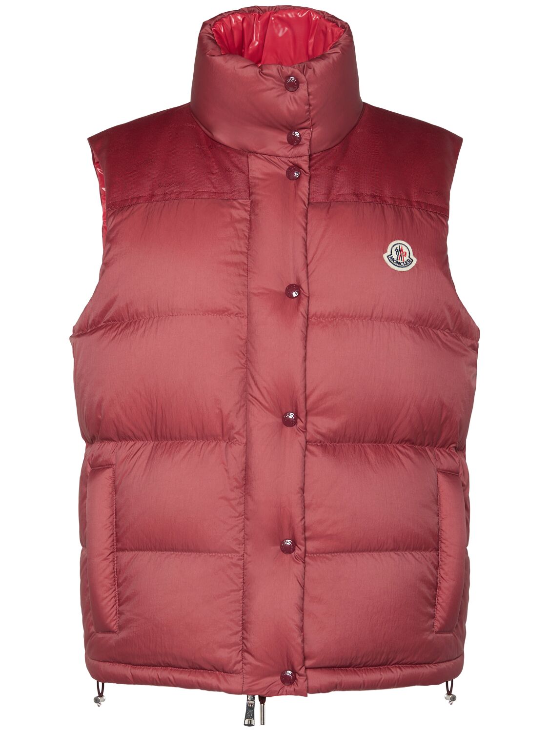 Shop Moncler Re-icons Verone Down Jacket In Bordeaux