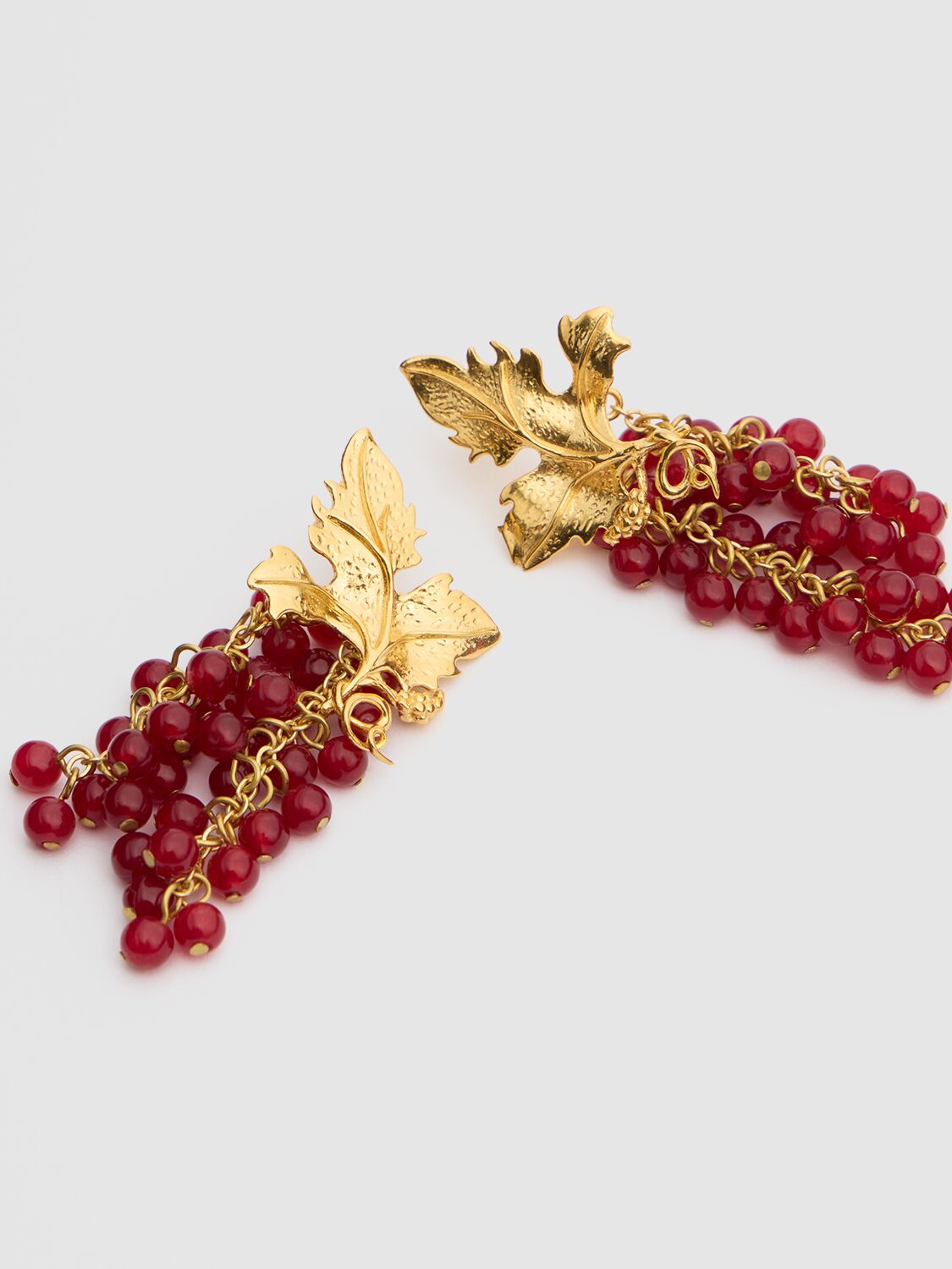 Peracas Mini Adile Drop Earrings In Red