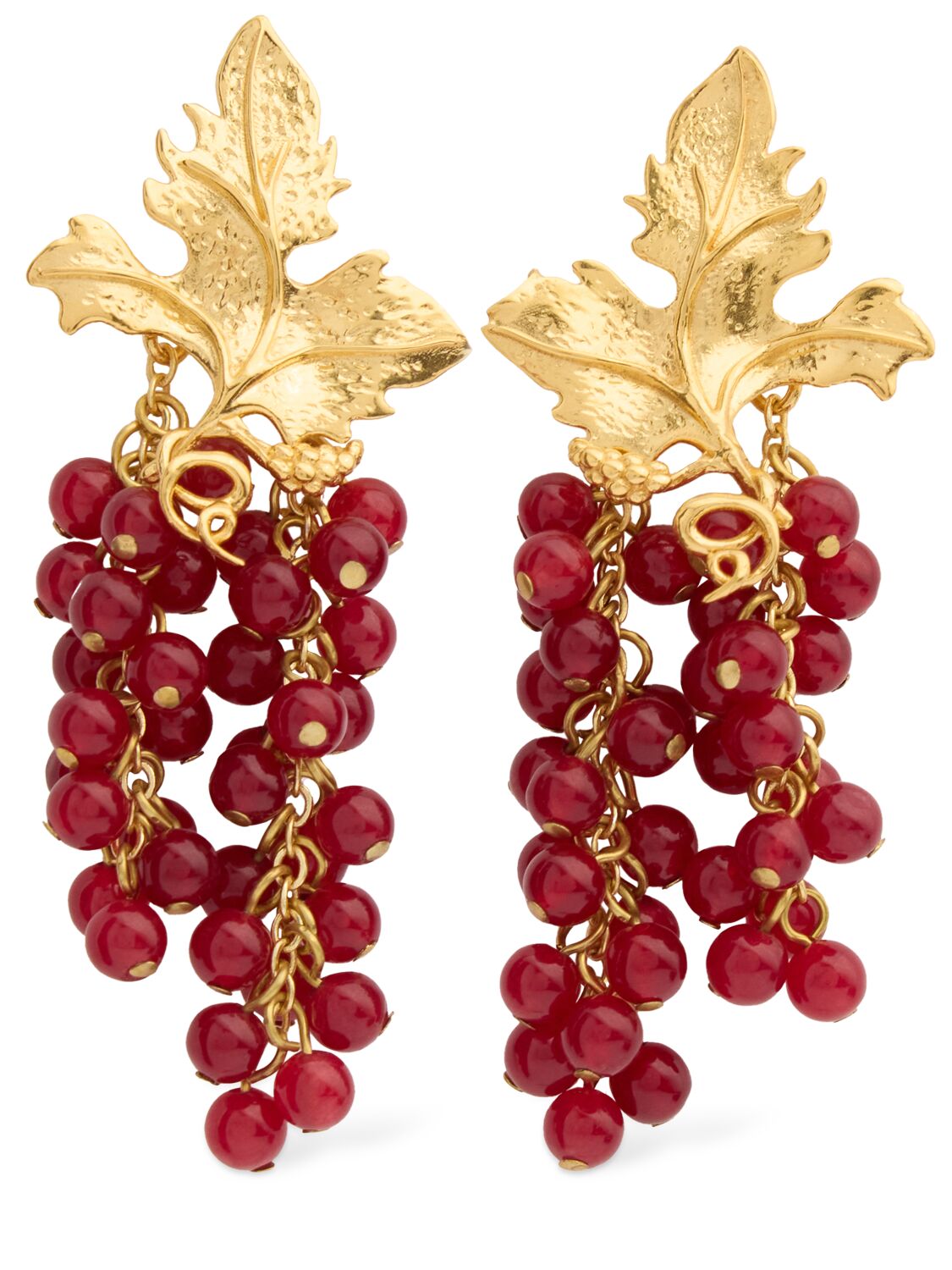 Peracas Mini Adile Drop Earrings In Red