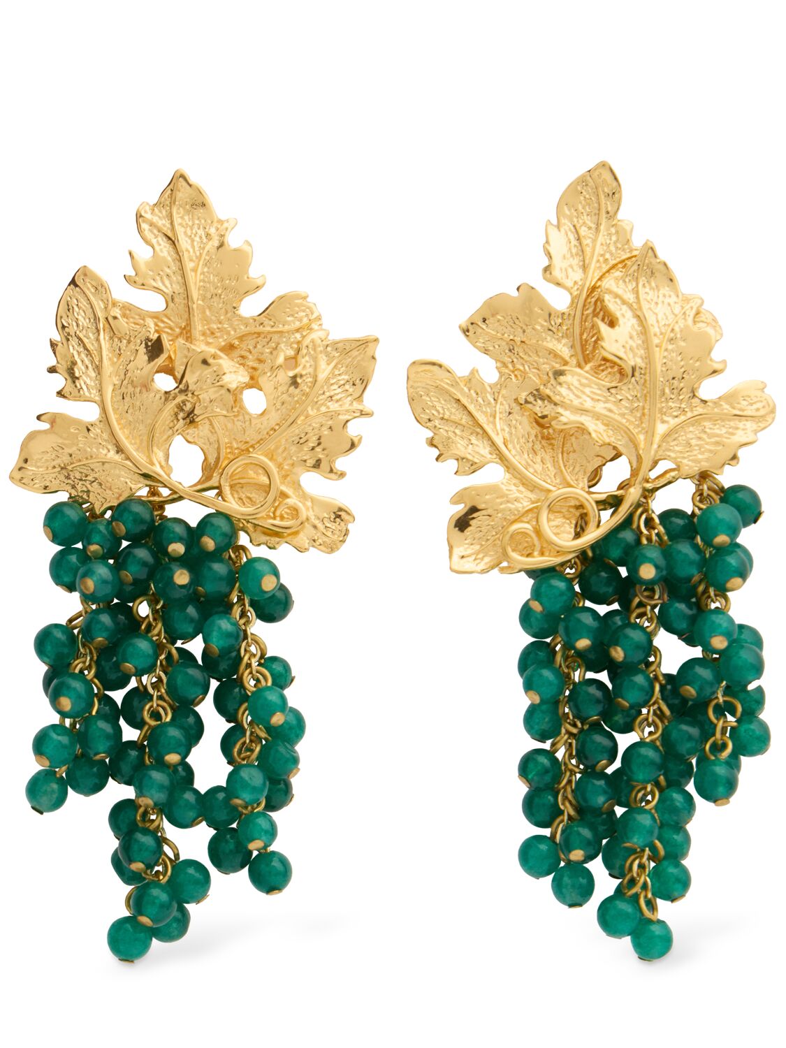 Peracas Adile Drop Earrings In Green