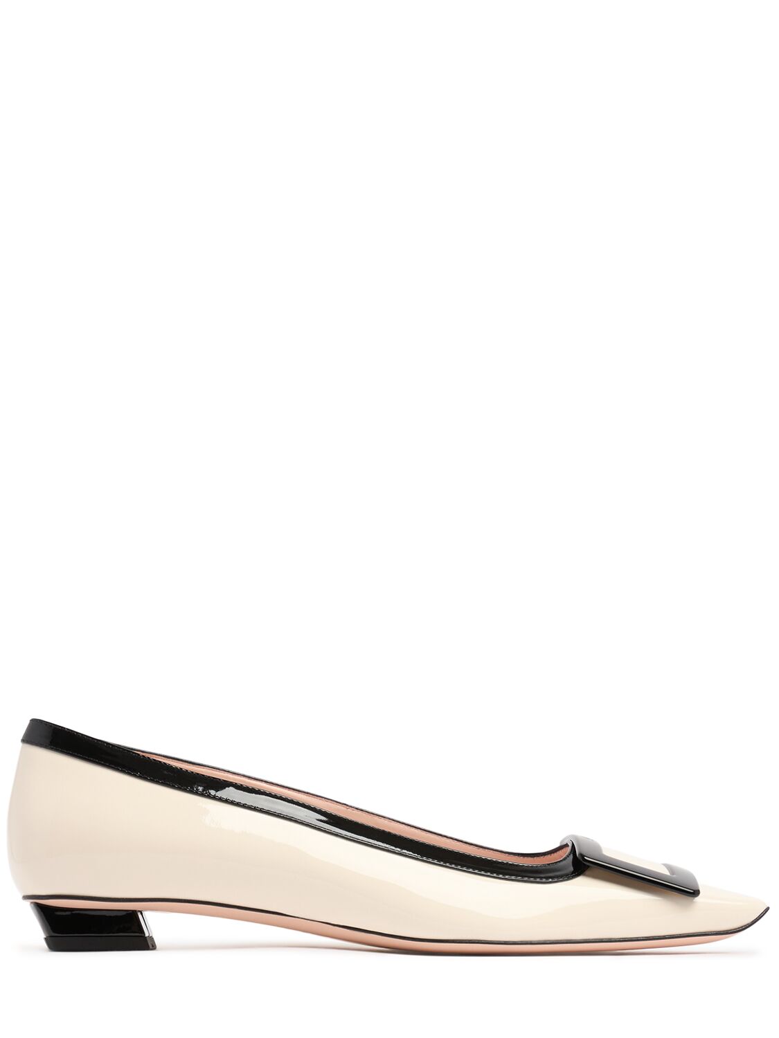 Roger Vivier 25mm Belle Vivier Patent Leather Pumps In Pink