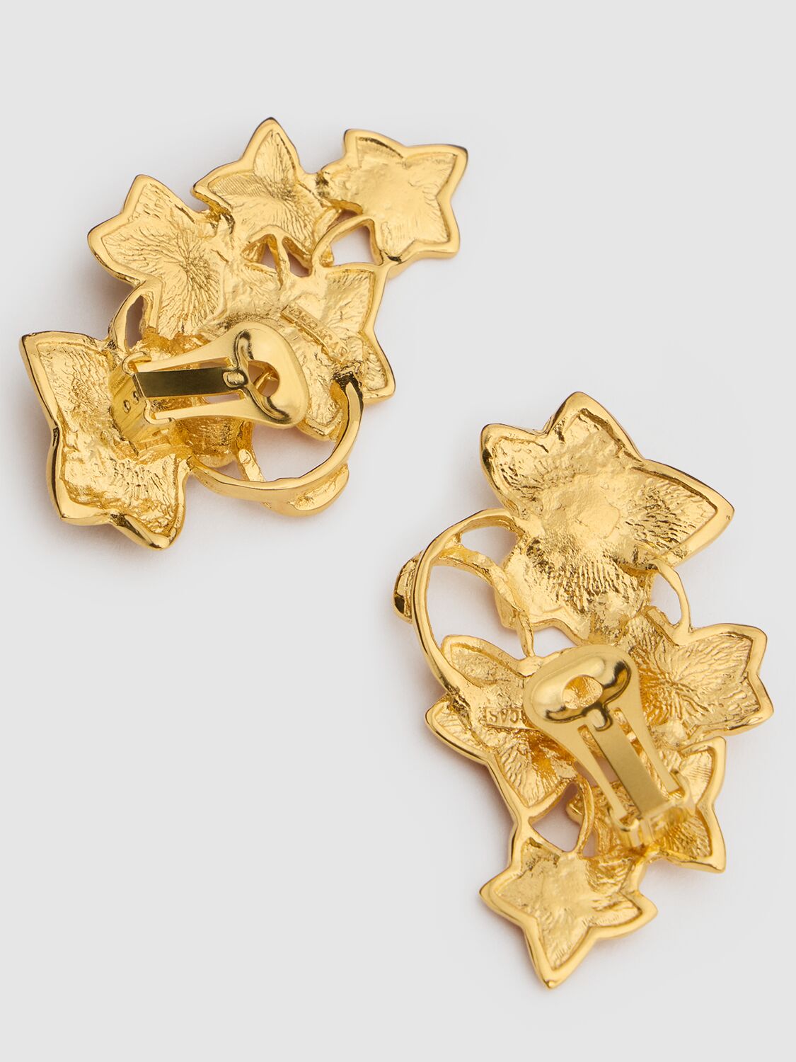 Shop Peracas Casablanca Clip-on Earrings In Gold