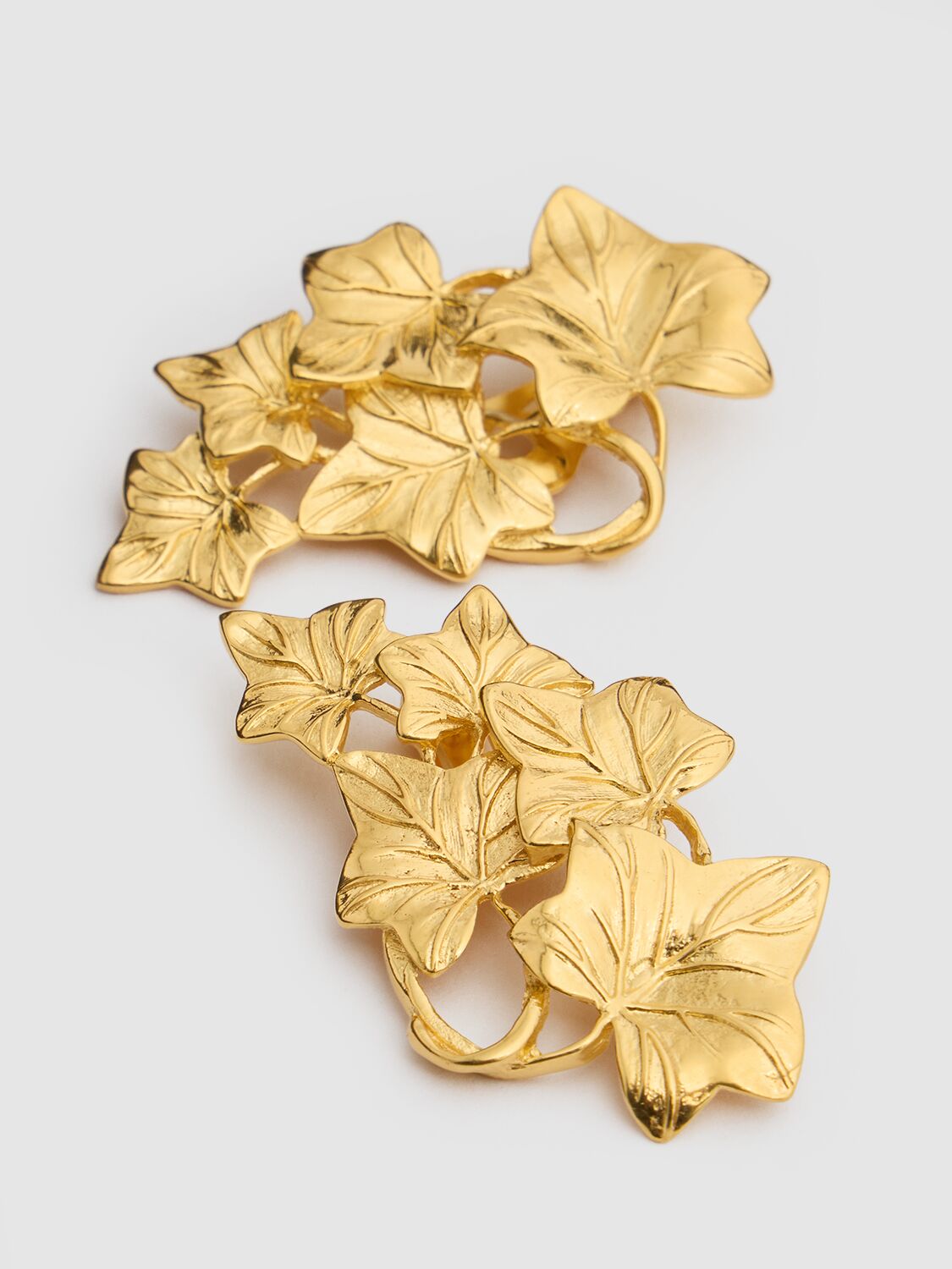 Shop Peracas Casablanca Clip-on Earrings In Gold