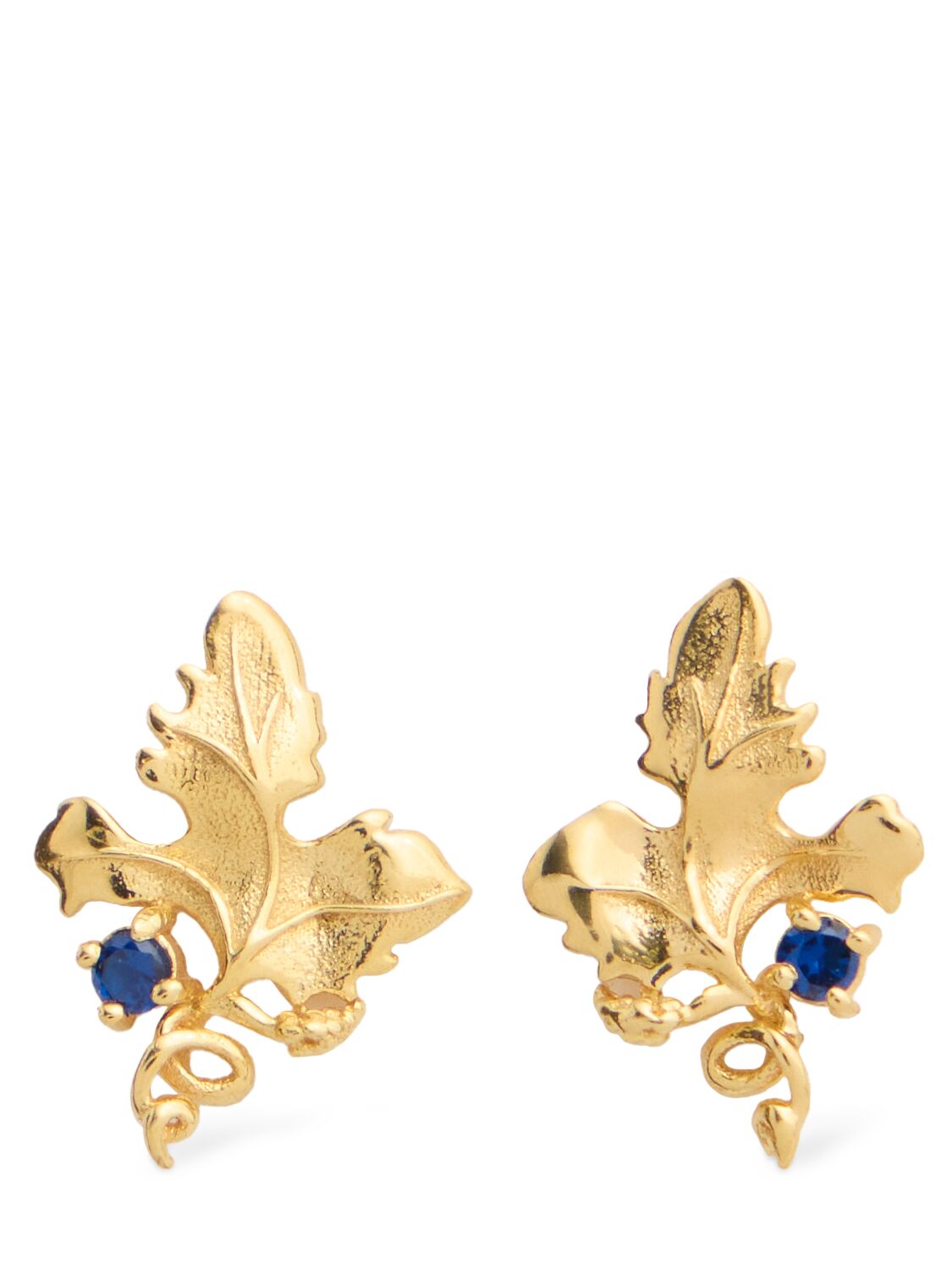 Peracas Mini Siena Crystal Stud Earrings In Blue