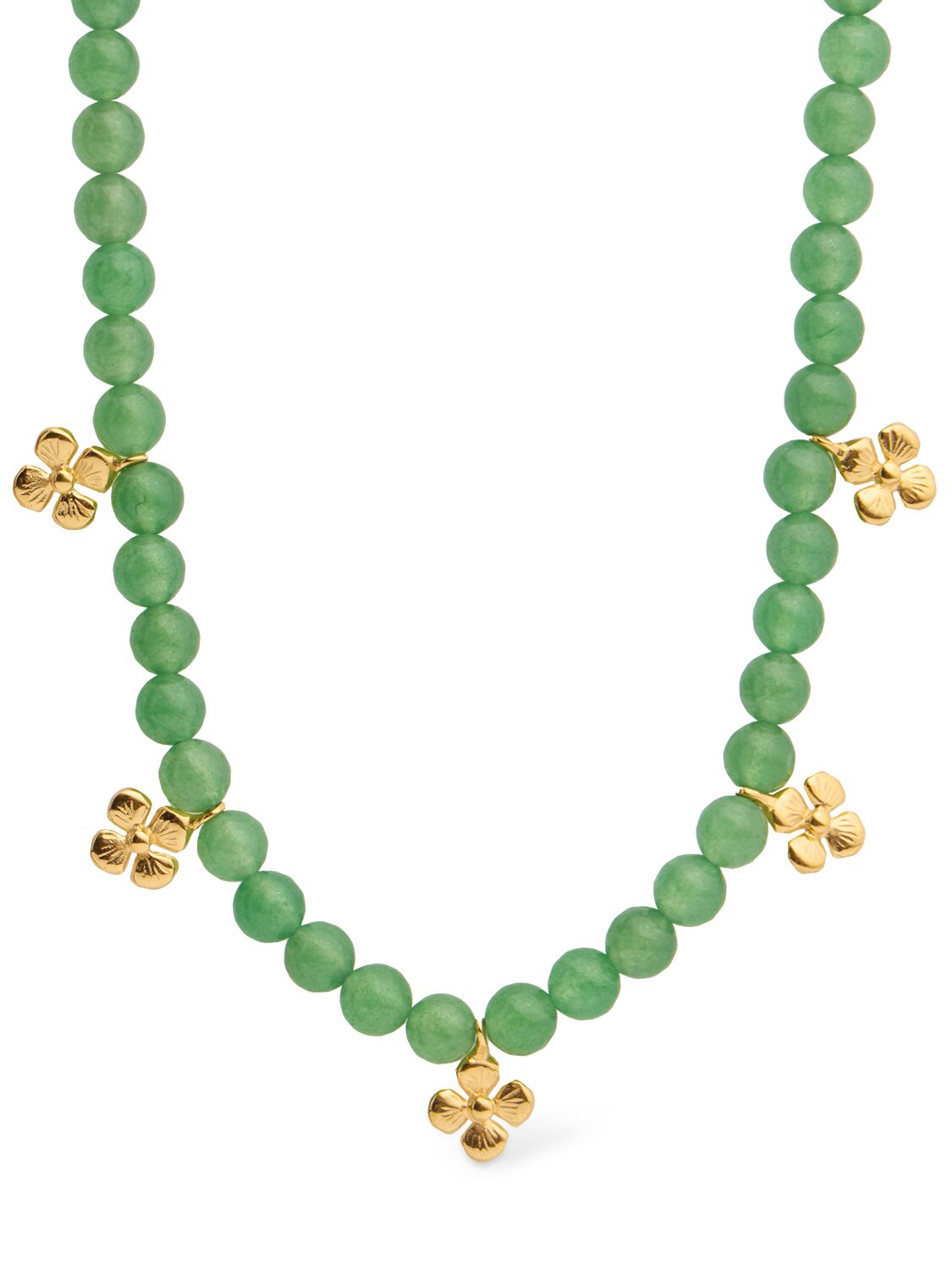 Peracas Bambi Collar Necklace In Green