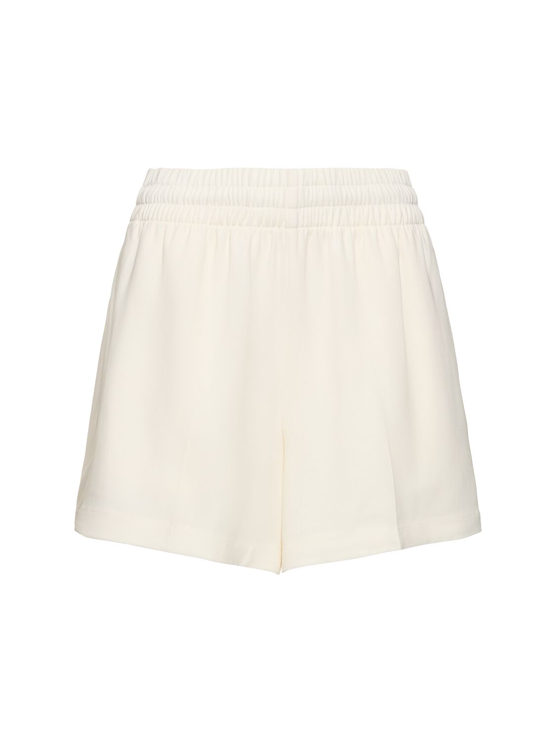 Anine Bing Kam Viscose Shorts In Ivory