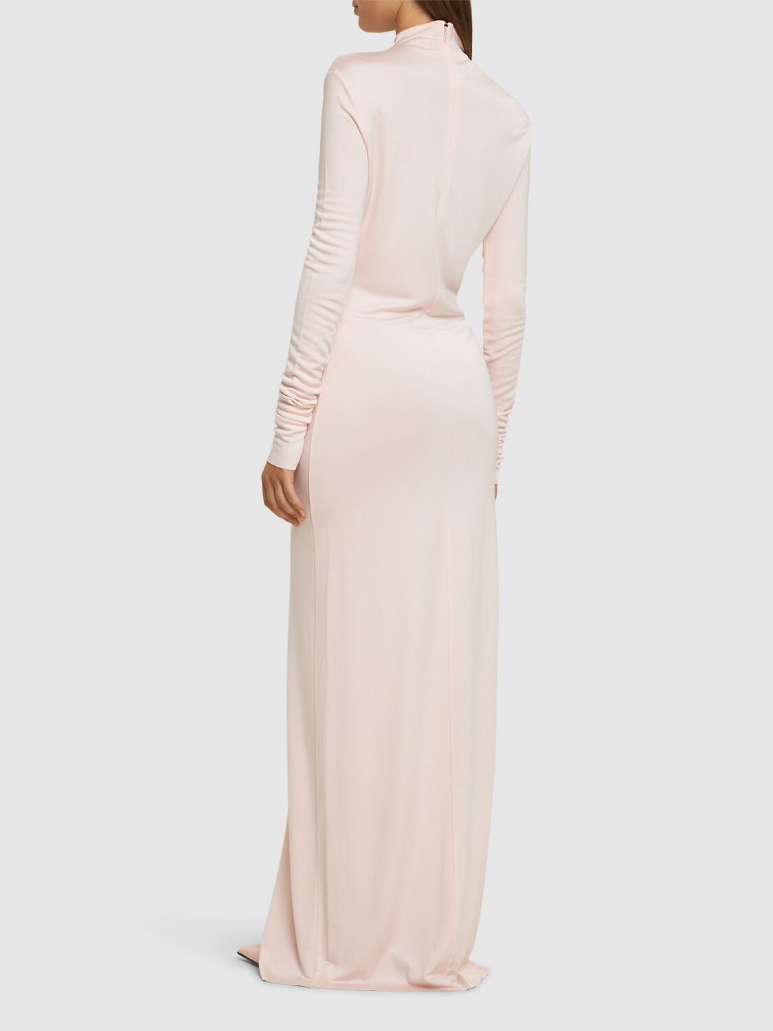 Khaite Norla Dress In Soft Pink
