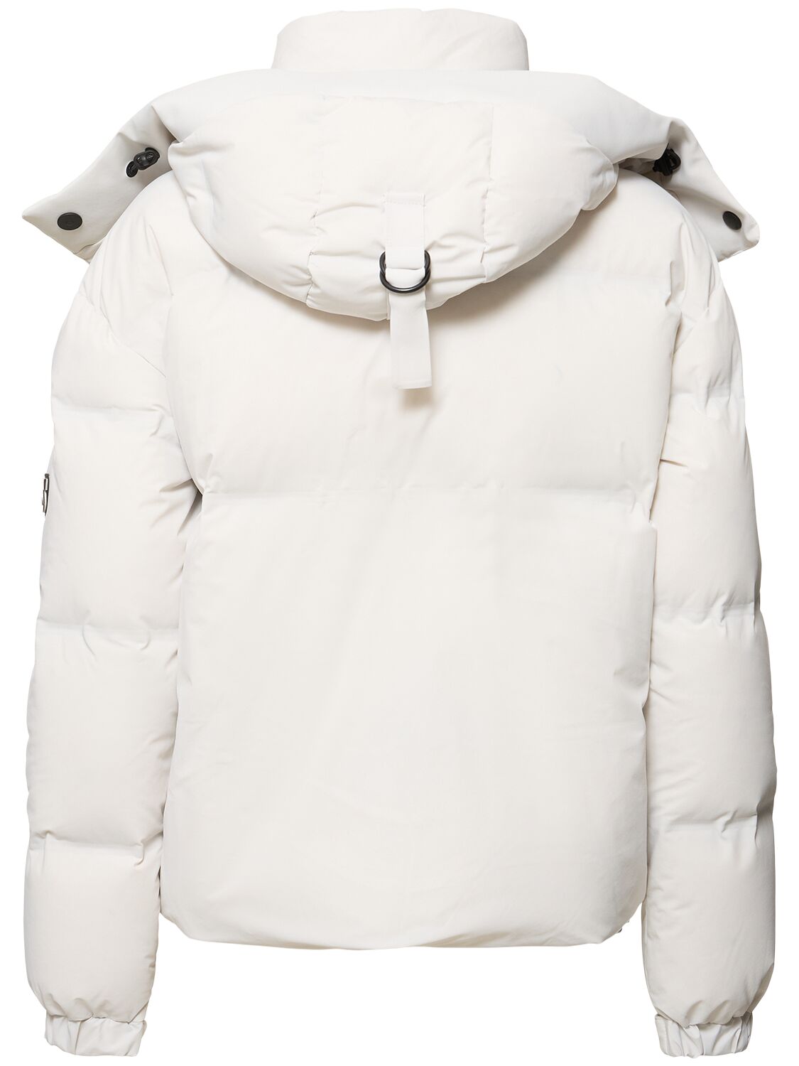 Shop Alphatauri Onas Down Jacket In Off White