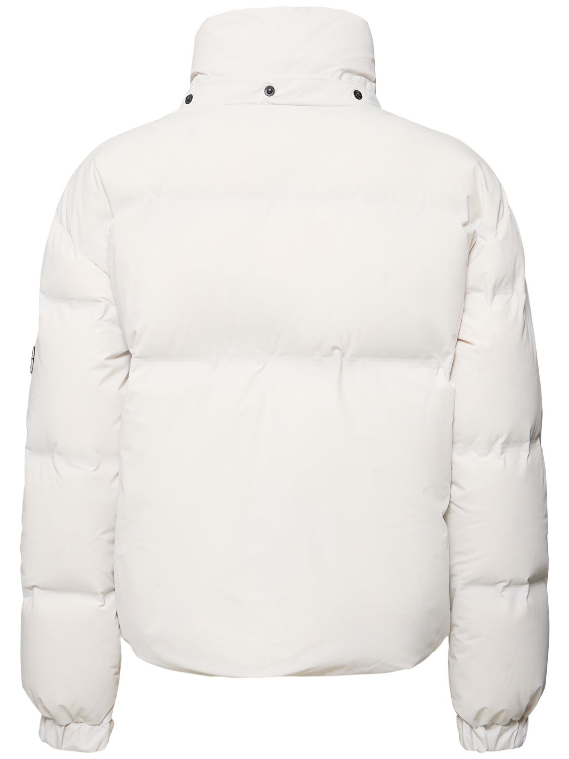 Shop Alphatauri Onas Down Jacket In Off White