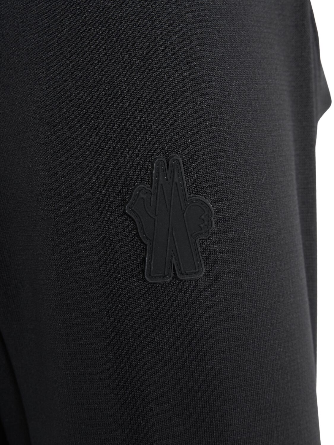 MONCLER PADDED POLARTEC ZIP-UP SWEATSHIRT 