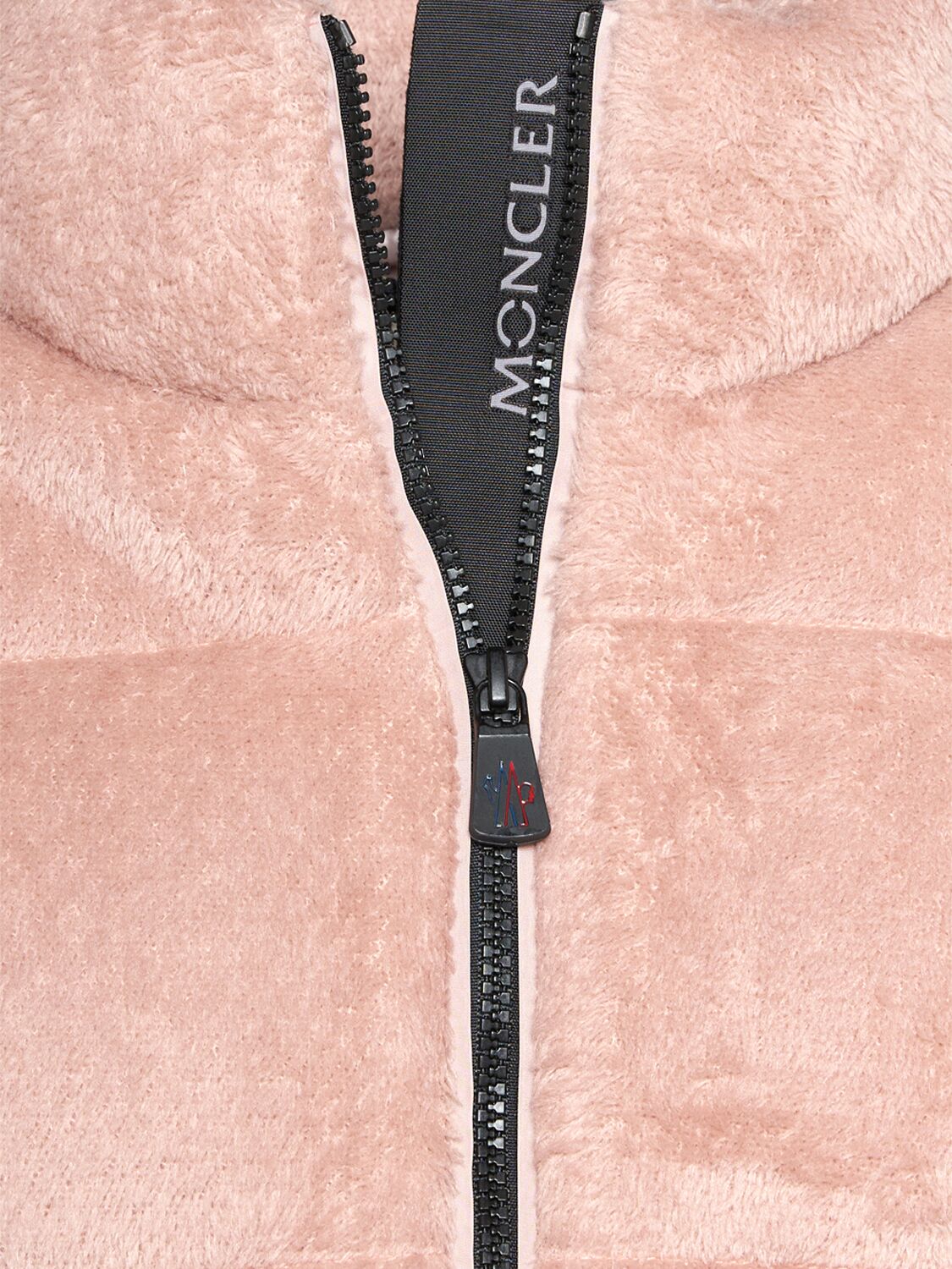 Shop Moncler Ayse Tech Down Jacket In Beige