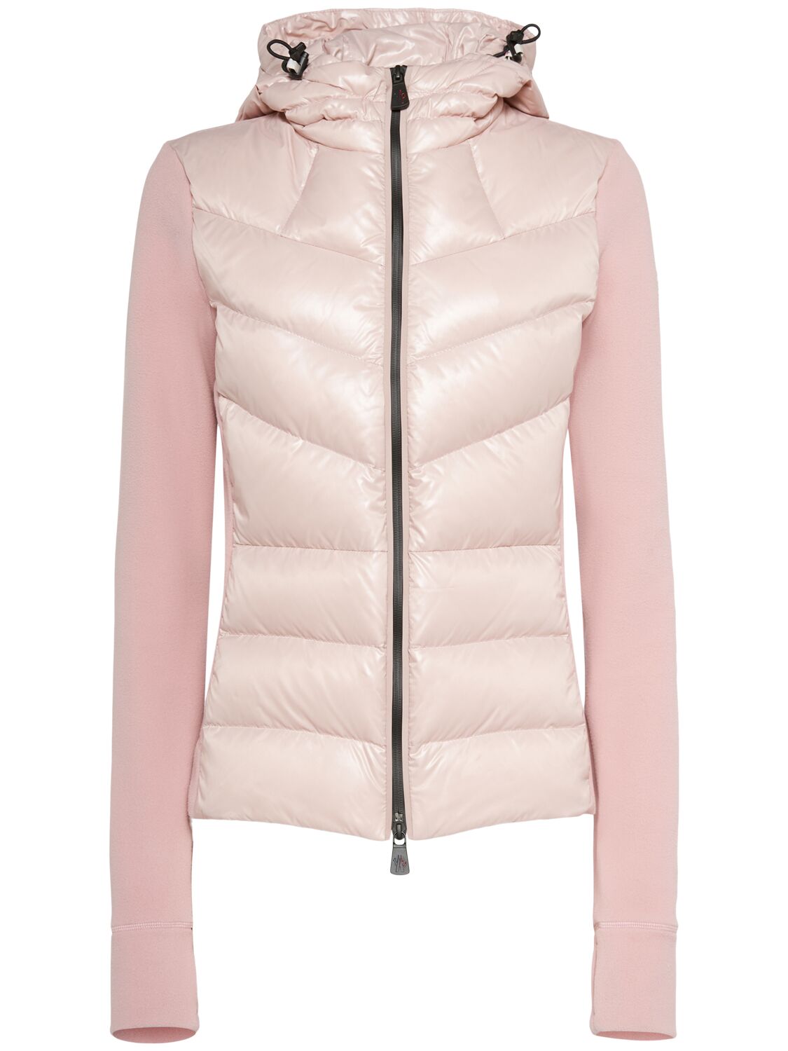 MONCLER ZIP-UP NYLON DOWN CARDIGAN 