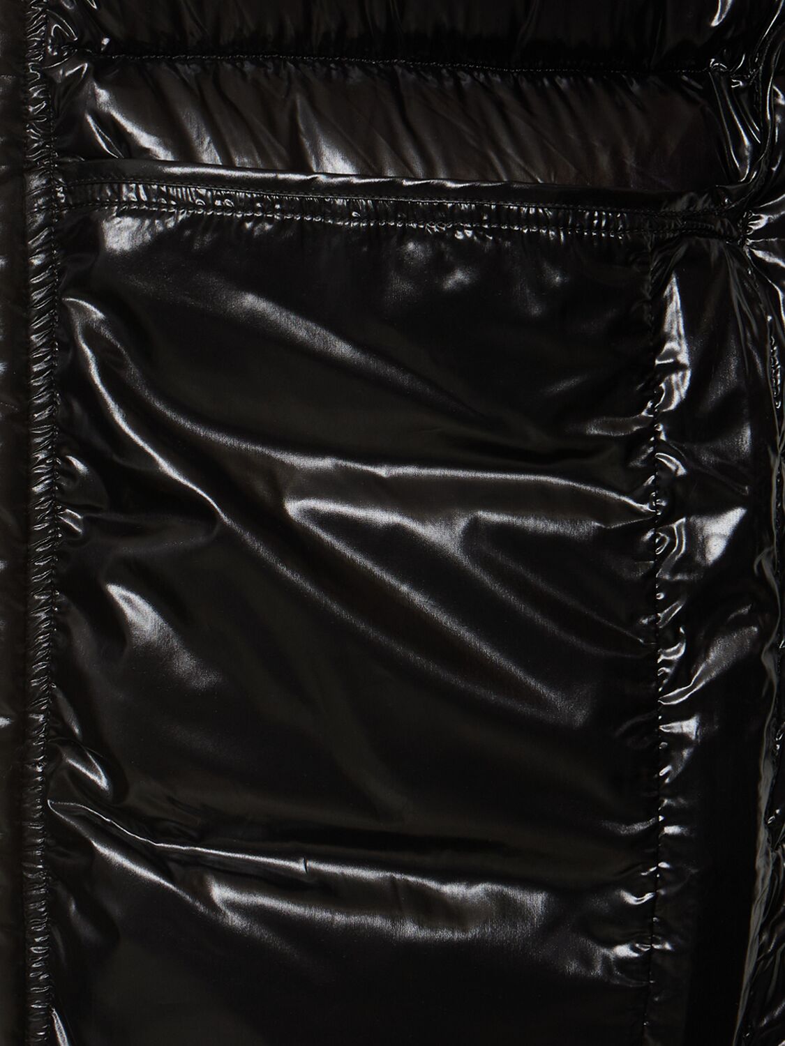 Shop Rick Owens Sealed Jkt Shiny Nylon Down Jacket In Black